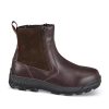 A NEXGRIP ICE AVALON 2.0 BROWN - MENS from NexGrip is a brown, leather and suede ankle boot with a side zipper, rugged black sole, and Thinsulate insulation for added warmth.