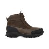 UGG EMMETT DUCK BOOT LACE STOUT - MENS lace-up ankle boot with black rubber sole and toe reinforcement, designed with a cold-weather rating and ice-gripping rubber lugs for superior traction by Ugg.